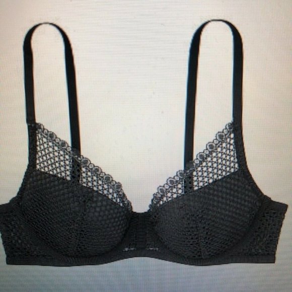 Victoria's Secret Luxe Fishnet Push-up Bra NWT - Picture 5 of 5
